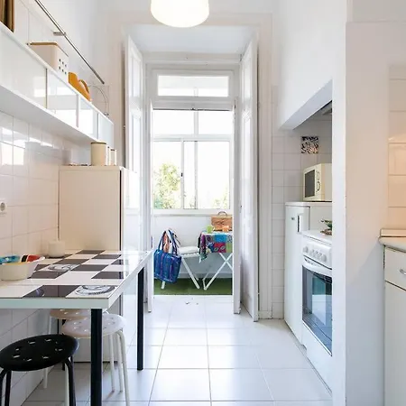 Principe Real Great Location And Wi-fi! Apartmán